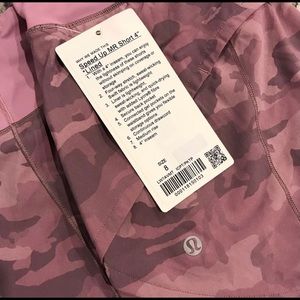 New with Tags Lululemon Shorts Size 8